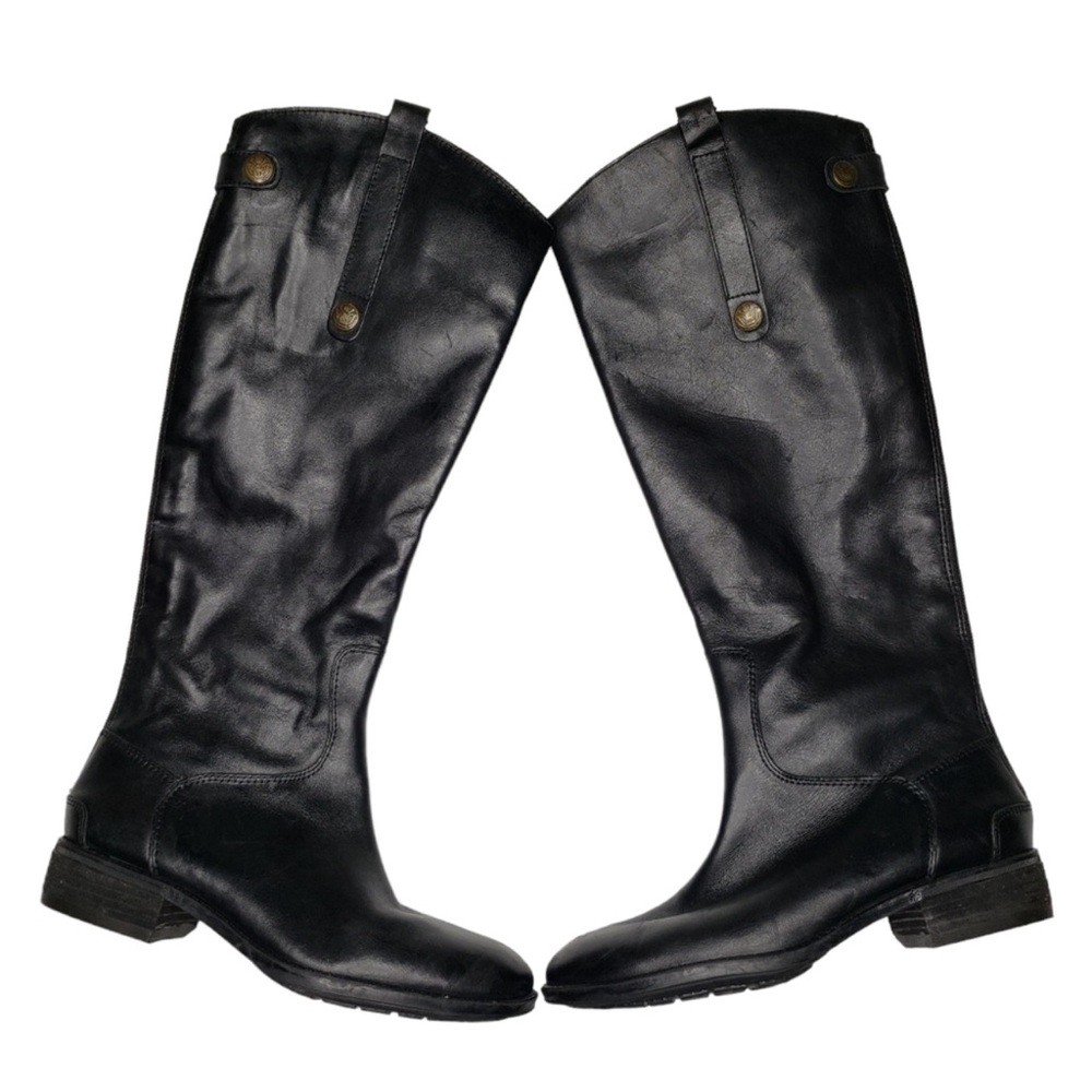 Sam Edelman | Black Classic Genuine Leather Riding Boots Women's 6W